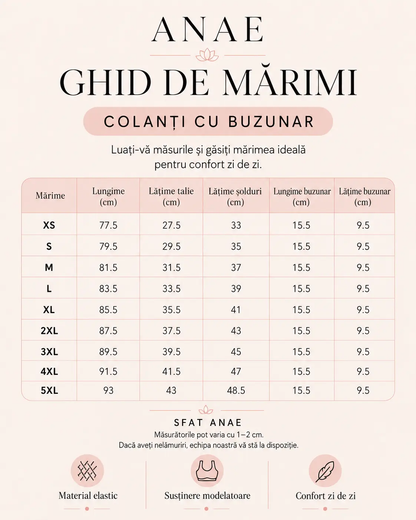 Colanți modelatori ANAE cu buzunar